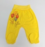 желтые ползунки для новорожденных