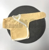 Распашонка Кузьменко с длинным рукавом 56р, ажур Желтый