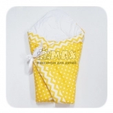 желтый конверт для новорожденных