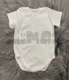 Боді Baby Life з коротким рукавом 56р, ажур Білий