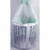 Постельное в овальную кроватку Babymax Oval