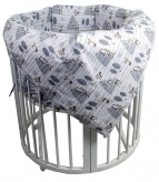 детское постельное белье на овальную кроватку Babymax Oval