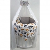 Постельное белье в круглую кроватку для новорожденных Babymax Oval