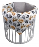 постельное белье для детской круглой кровати Babymax Oval