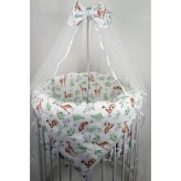 Постель в овальную кроватку Babymax Oval