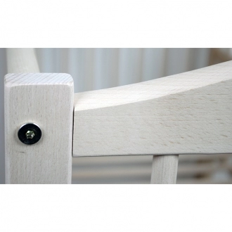 Кроватка детская без ящика, с маятником, Бук - Дубик-М Веселка (Натуральный) - Фото 10