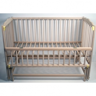 Кроватка детская без ящика, с маятником, Бук - Дубик-М Веселка (Натуральный) - Фото 2