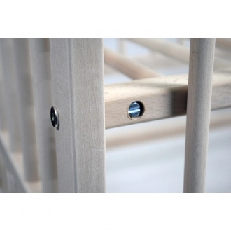 Кроватка детская без ящика, с маятником, Бук - Дубик-М Веселка (Натуральный) - Фото 6