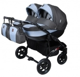 Детская коляска для двойни  2в1