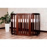 Овальная кроватка трансформер Angelo