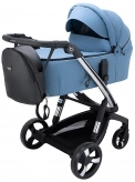 Универсальная коляска 2 в 1 - Bair Electra B-touch system BE-03 (Голубой)