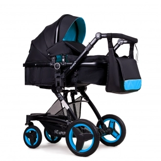 голубая коляска