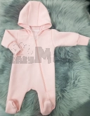 Комбинезон Панда Малена, Розовый, Двунитка, 62 и 68р