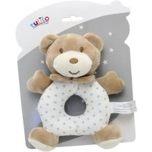 плюшевая погремушка мишка