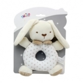 погремушка мягкая зайчик