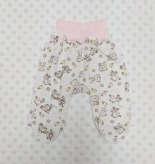 розовые штанишки для новорожденного