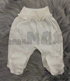 Ползунки Baby Life 62р, ажур Молочный