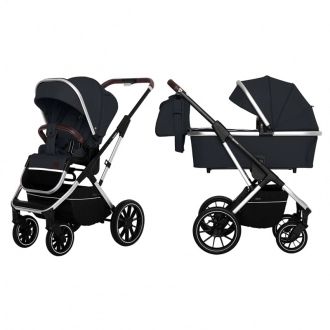 Коляска 2 в 1 Carrello Aurora CRL-6505 Space Black/Чорний - Фото 5