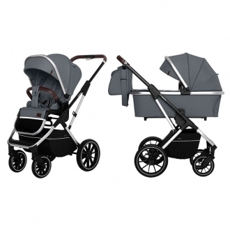 Коляска 2 в 1 Carrello Aurora CRL-6505 Iron Grey/Темно-сірий - Фото 5