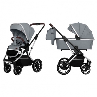 Коляска 2 в 1 Carrello Aurora CRL-6505 Silver Grey/Сірий - Фото 5
