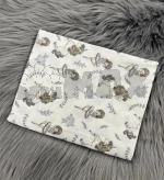 Пеленка M&Ababy Балерина 80×100 см, фланель Белый