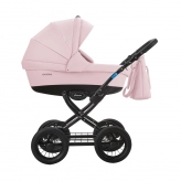 Класична коляска 2 в 1, Екошкіра - Aroteam Cocoline Prima 01 (Рожевий)