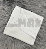 Плед 90х90 см, Ажур - Happy Tot (Белый)