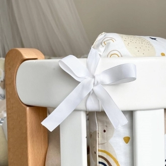 Комплект постельный MSonya (Маленькая Соня) Happy night Сердечки пудровые 6 предметов Пудровый - Фото 5