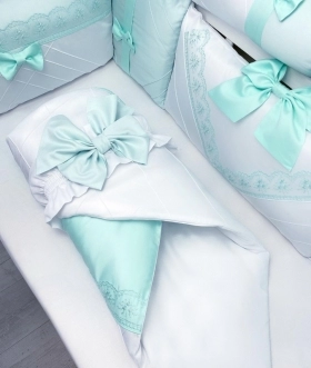 Комплект постельного белья 6 в 1 - Kitten Cotton Nefrit (Бирюзовый) - Фото 3