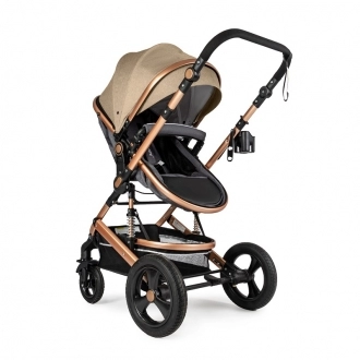 Коляска-трансформер 2 в 1 Ninos Brava New Beige Khaki/Бежевый - Фото 4