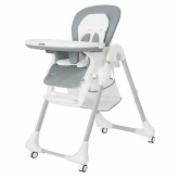 Серый стульчик для кормления Carrello Toffee