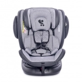 Автокресло- ребордер 0+/1/2/3 (0-36 кг) - Lorelli Aviator Isofix Black&Light Grey (Черный с светло серым)