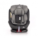 Автокресло - ребордер 0+/1/2/3 (0-36кг)- Lorelli Lyra Isofix 0-36 kg Black&Grey (Черный с серым)
