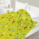 Плед Ярослав Принт 110×140 см, флис Салатовый