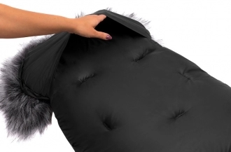 Конверт зимний Bair Arctic с удлинением Черный - Фото 6