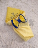 Конверт для новорожденных на выписку ШкодаМода 80×80 см, плюш Желтый