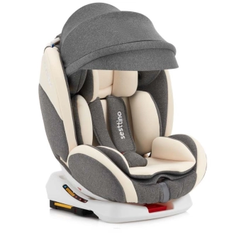 Автокрісло 0/1/2/3 (0-36 кг) - Sesttino Oktagon isofix (Бежевий) - Фото 2