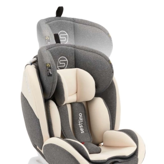 Автокрісло 0/1/2/3 (0-36 кг) - Sesttino Oktagon isofix (Бежевий) - Фото 3
