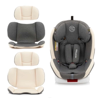 Автокрісло 0/1/2/3 (0-36 кг) - Sesttino Oktagon isofix (Бежевий) - Фото 5