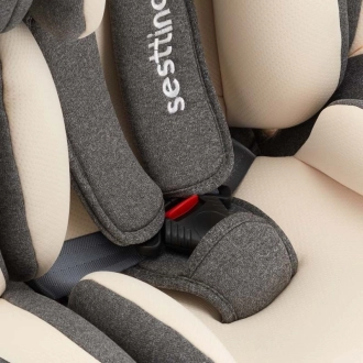 Автокрісло 0/1/2/3 (0-36 кг) - Sesttino Oktagon isofix (Бежевий) - Фото 6