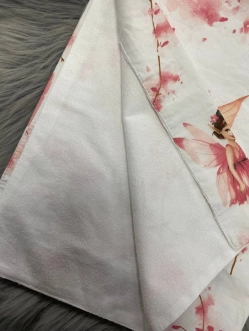 Пеленка Meks Балеринки, непромокаемая 80×65 см Белый - Фото 1