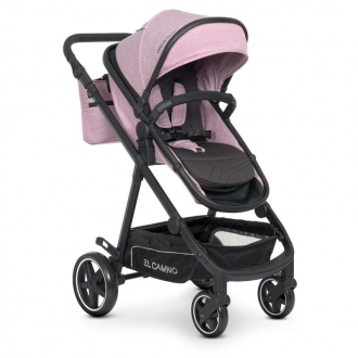 Коляска 2 в 1 El Camino ME 1069 Alliance Denim Ash Pink/Рожевий - Фото 2