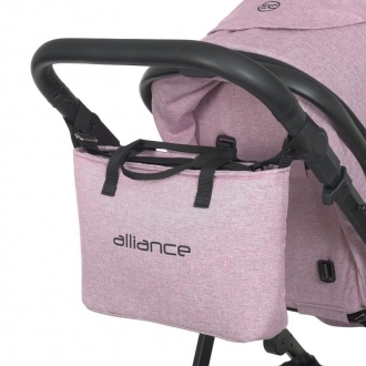 Коляска 2 в 1 El Camino ME 1069 Alliance Denim Ash Pink/Рожевий - Фото 3