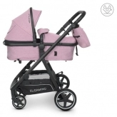 Коляска 2 в 1 El Camino ME 1069 Alliance Denim Ash Pink/Розовый