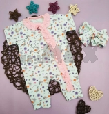 Комплект Малена с повязкой, песочницей 56р, кулир Молочно-розовый