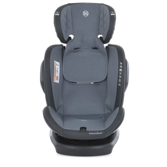 Автокресло 0–36 кг El Camino ME 1045 Evolution ISOFIX, поворот Dark Gray/Графитовый - Фото 3