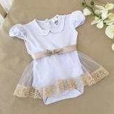 Боди с коротким рукавом, Betis, Молочный, Интерлок, 56р