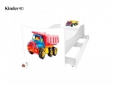 Детская кровать, ЛДСП - Viorina deko Kinder 40