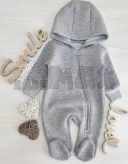 Комбинезон Малена, Серый, Трехнитка, 62 и 68р.