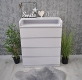 Комод пеленальный Babymax Аляска-Лайт 80 см Белый